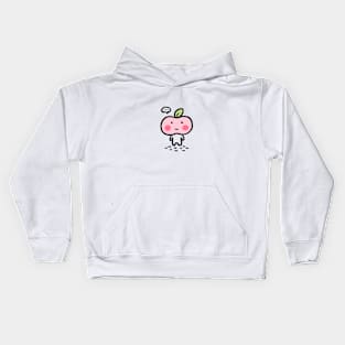 Peach : I have no idea ( front ) Kids Hoodie